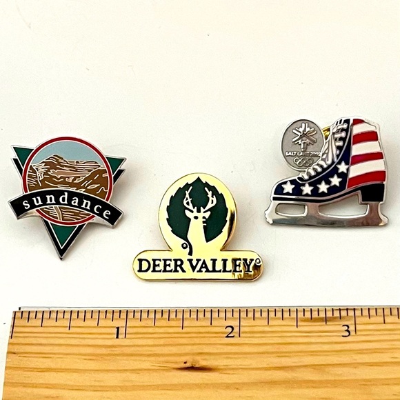 Ski and Skate Pins Utah Ski Sundance Deer Valley Salt Lake Winter Games 2002 - Picture 2 of 12